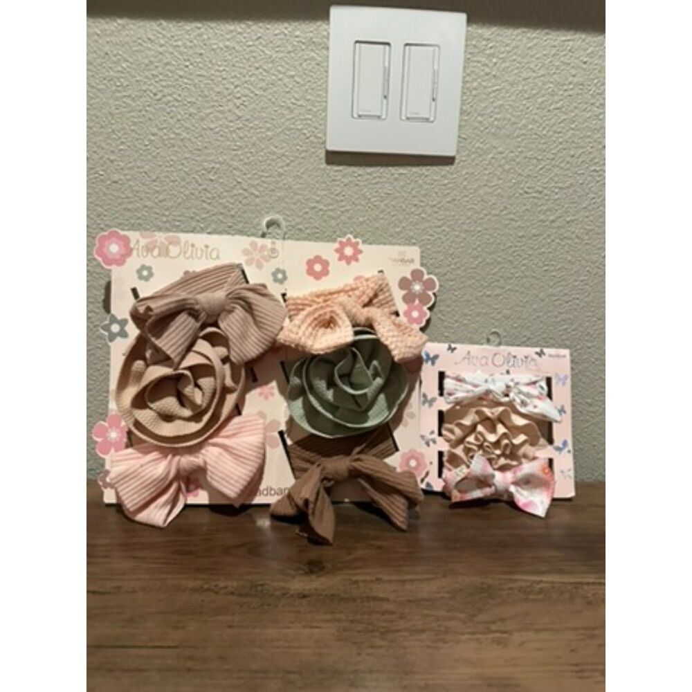 Danbar Ava Olivia Girl Large and Small Headbands (multiple size/color)